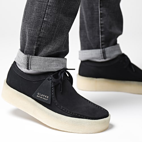 Chaussures Wallabee Cup Black Nubuck