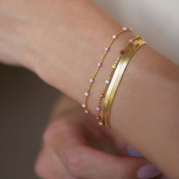 ENAMEL Copenhagen Bracelet, Carla 925s/gp