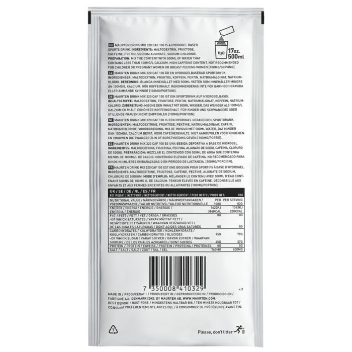 Maurten Unisex Energi Drink Mix 320 Caf 100 - 14 Servings