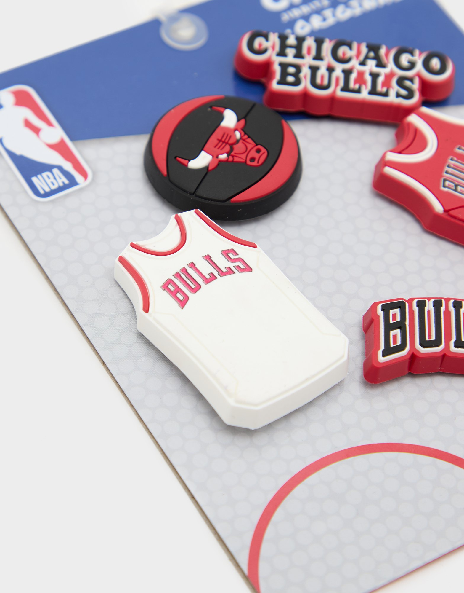 Crocs Lot de 5 NBA Chicago Bulls Jibbitz Charms