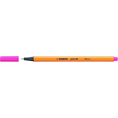 STABILO Point 88 - Feutre fin - 0.4 mm - rouge buyère