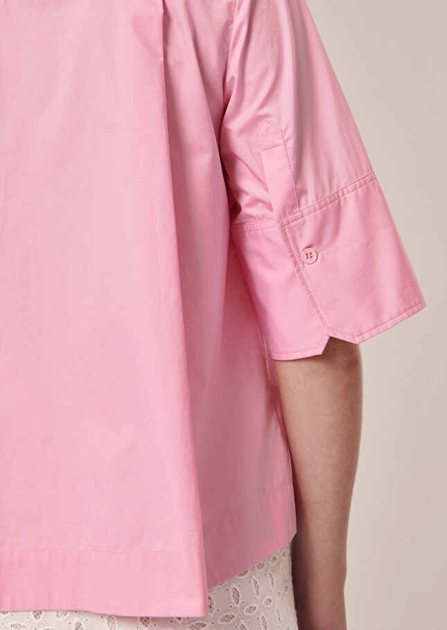 Chemise Camillianarose en popeline