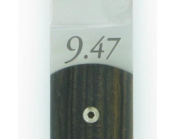 Coffret 6 pièces - Français 9.47 Ebène de Macassar Couteau Table par Perceval