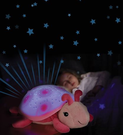 Cloud-B Nachtlicht - Twilight Ladybug - 24 cm - Rosa