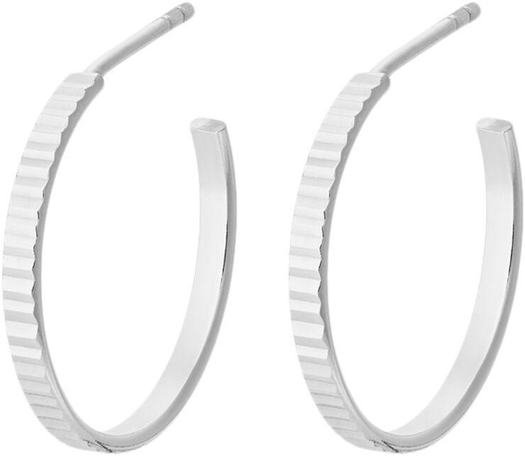 Pernille Corydon Jewellery Reflection Hoops size 20 mm Sølv