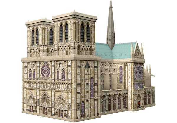 Ravensburger 3D Puzzle 12523 - Cathédrale Notre-Dame de Paris - 324 Teile - Notre-Dame zum selber Puzzeln ab 10 Jahren