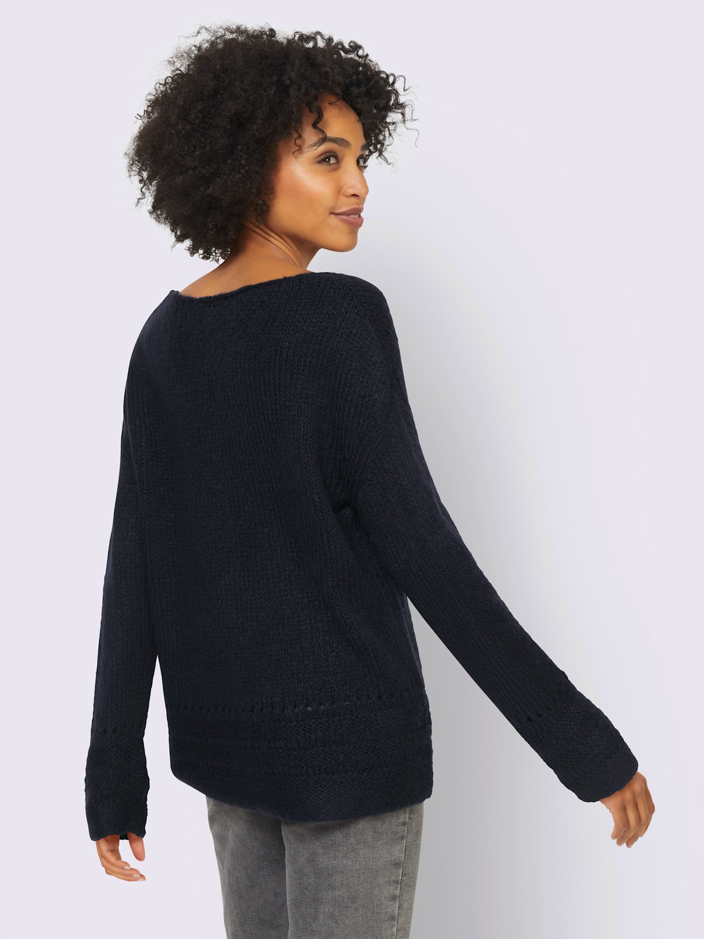 Pull grosse maille douce