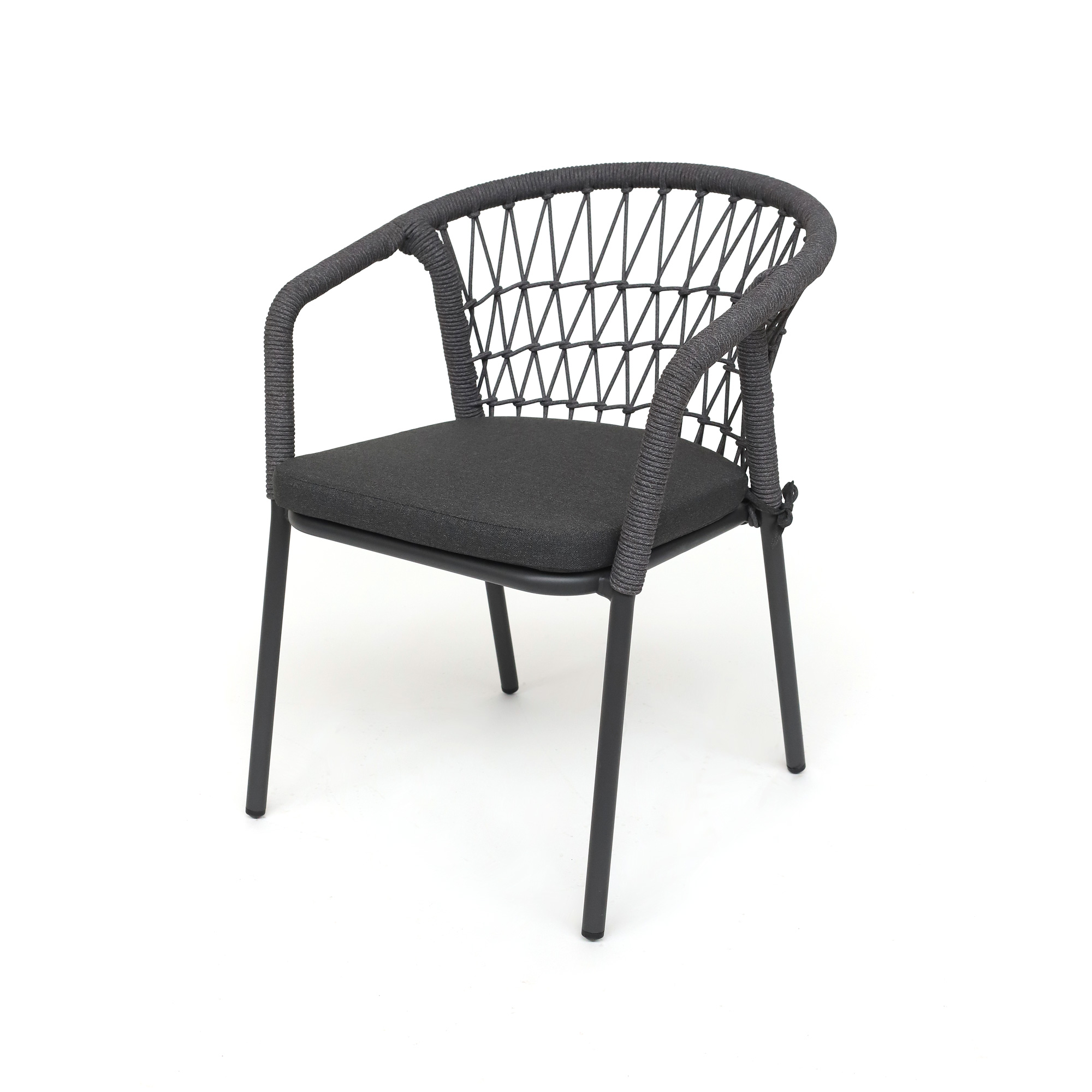 Armsessel 'Lagarde' anthrazit, stapelbar, B 57 cm, H 77 cm, L 61 cm günstig bestellen