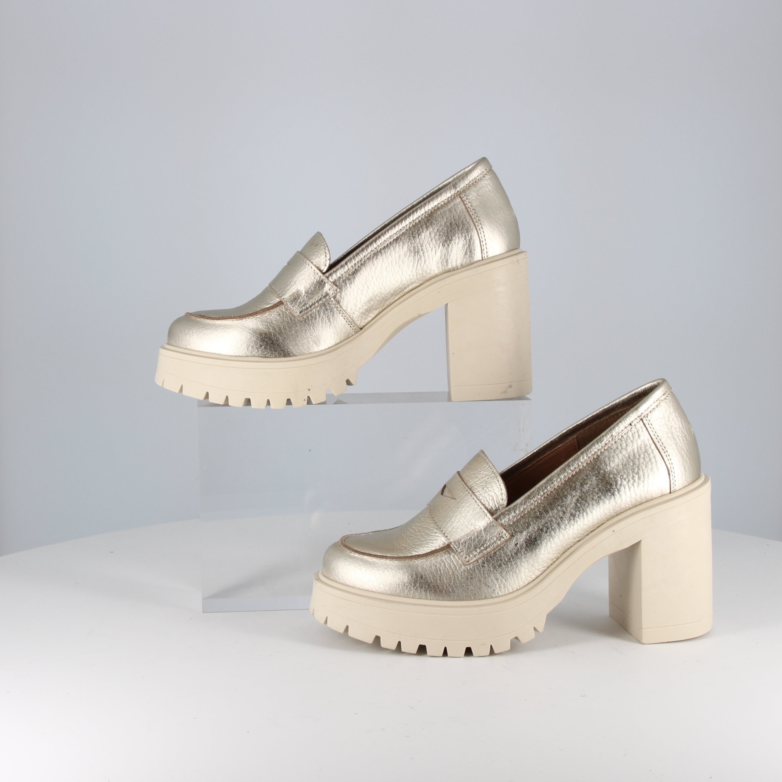 André - Mocassins CLEA Or
