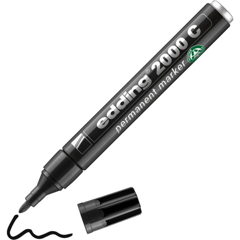 Marqueur permanent Edding 2000C pointe ogive de 1,5 à 3 mm