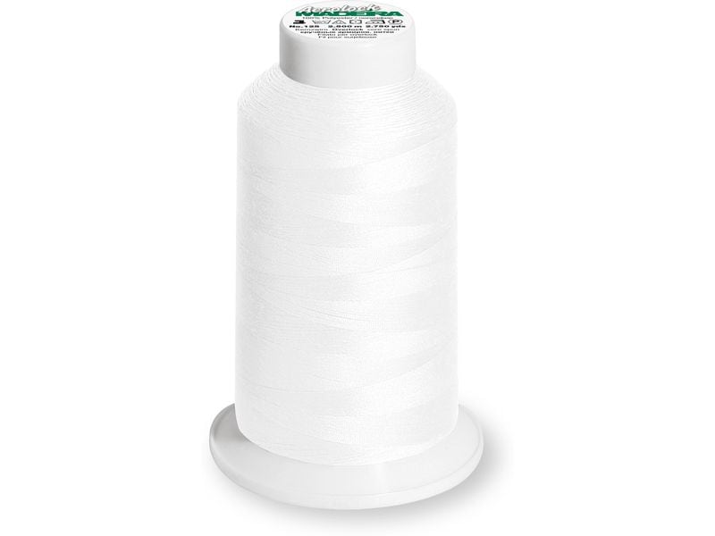 Madeira Näh-, Quilt und Overlockgarn Aerolock 125 Weiss, 25 Robuster Overlockgarn für alle Näh-, Overlock- und Coverlockmaschinen
