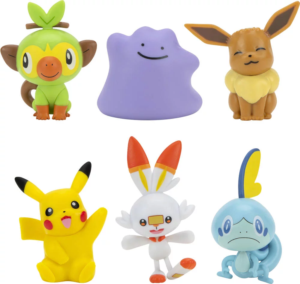 POKEMON - PACK DE 6 FIGURINES