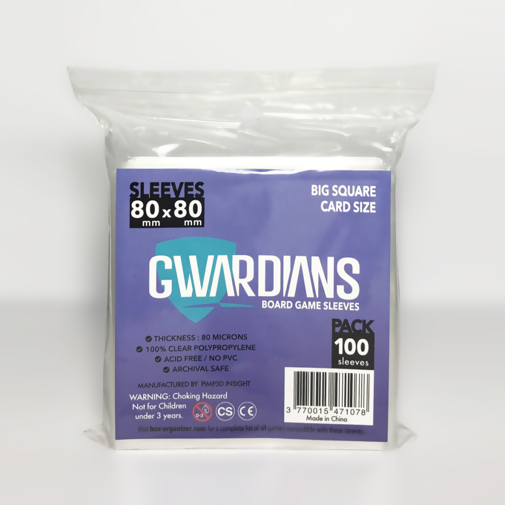 Gwardians Sleeves Premium - 80 x 80mm - 100p