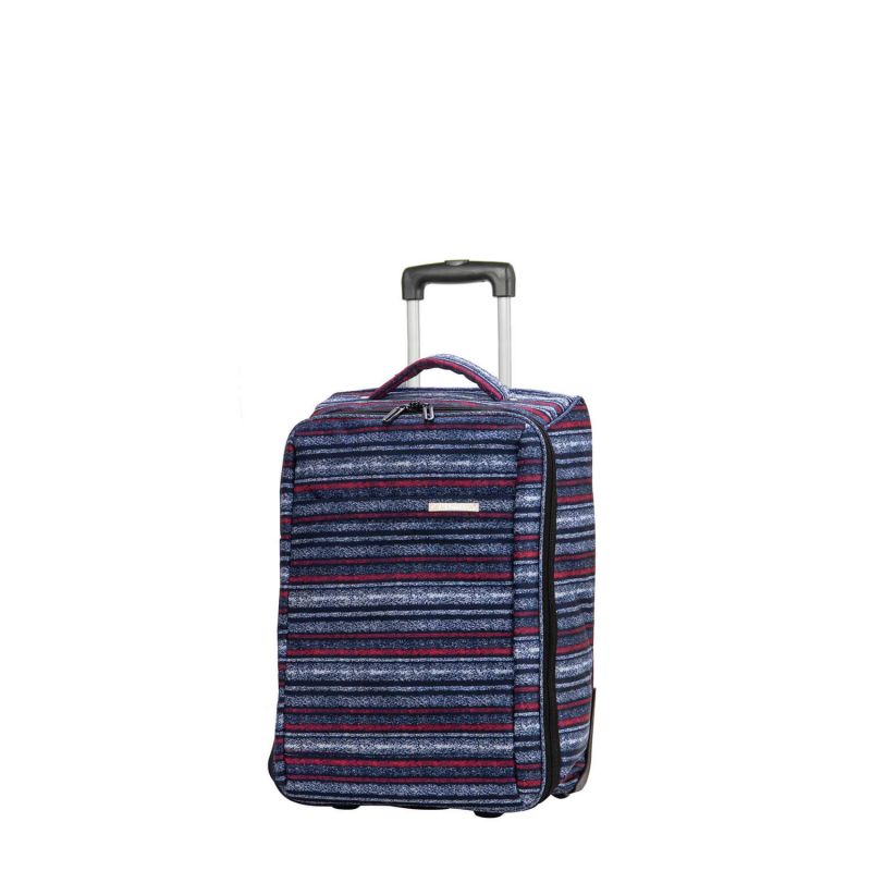 Valise cabine souple 62702G 54 cm Black stripes