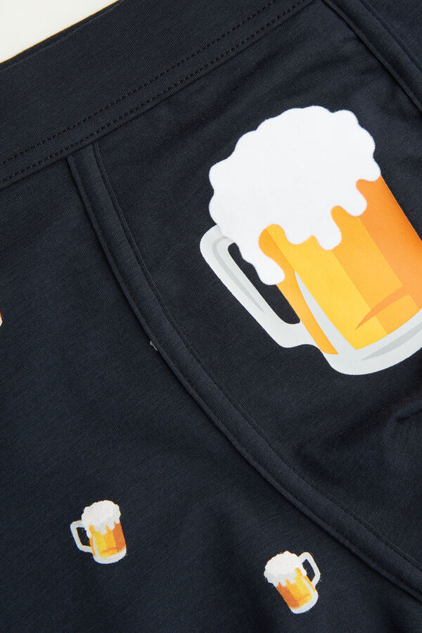 Cuecas Boxer de Cerveja em Algodão Fresco Natural Supima®