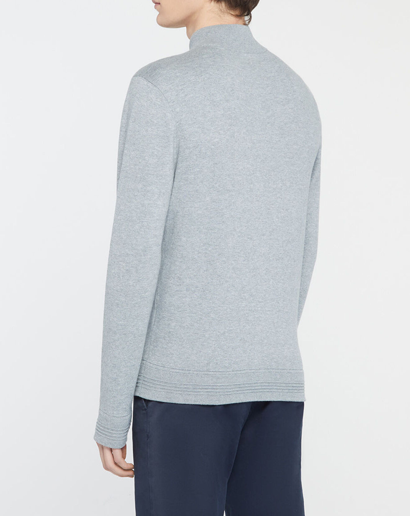 Hackett London Gilet Jersey zippé gris