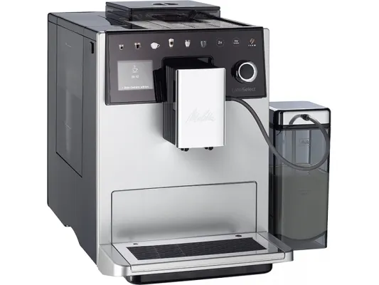 Melitta F63/0-201, Espressomaskine, 1,8 L, Kaffebønner, Indbygget kværn, 1400 W, Sølv