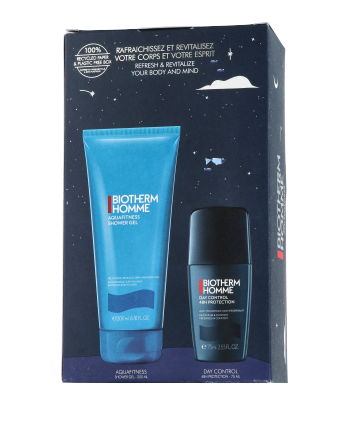 Biotherm Homme Aquafitness Set mit Gel Douche Corps et Cheveux 200ml-75ml