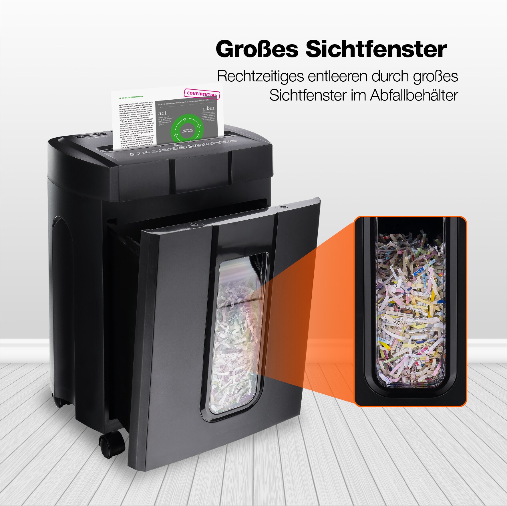 Peach Cross Cut Shredder PS500-70OP