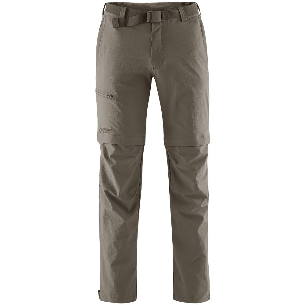 Maier Sports Tajo T-Zip-Off Wanderhose Herren braun