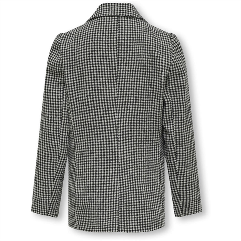 Cloud Dancer / Black Houndstooth Lana-Beauty Blazer