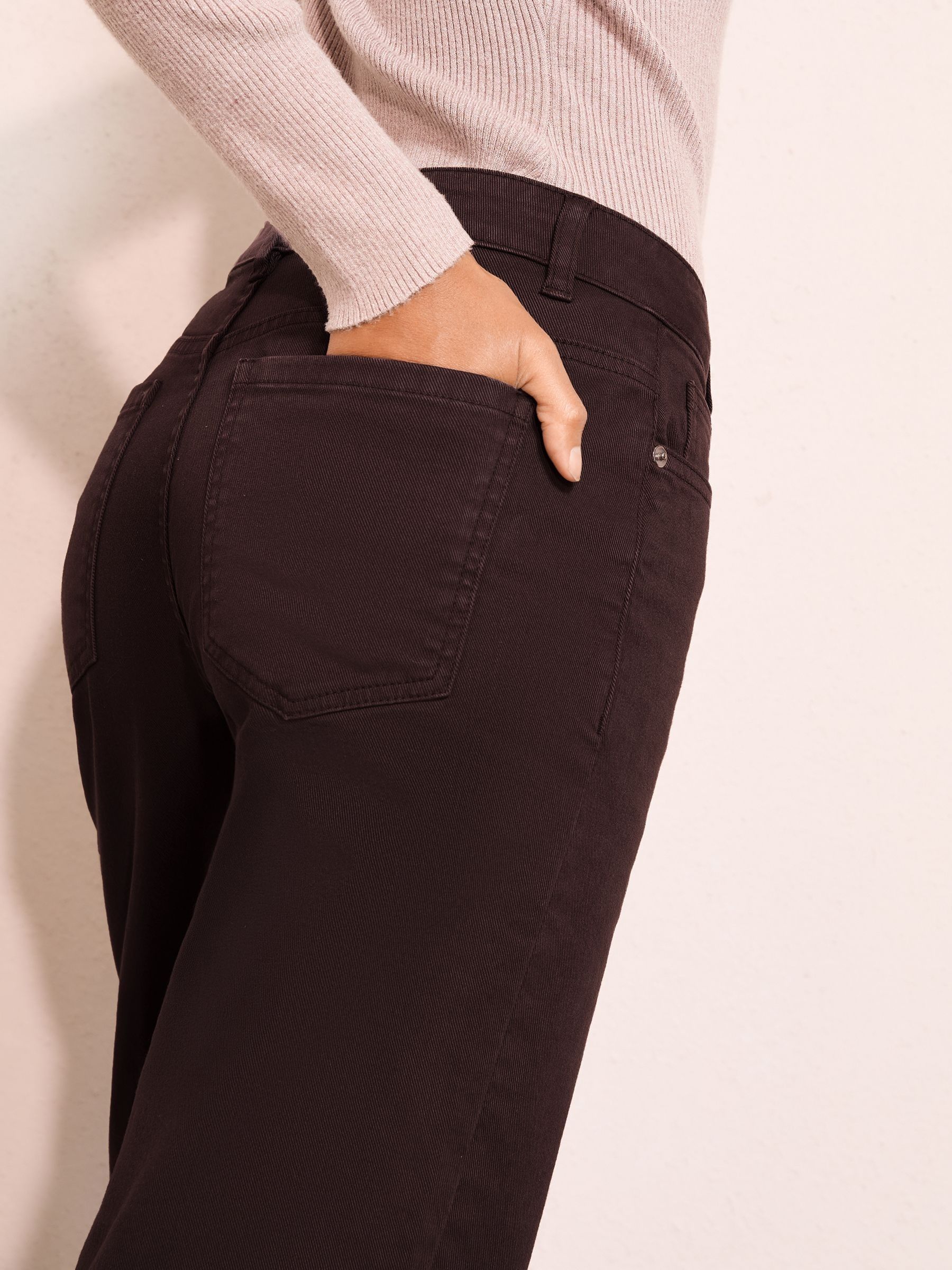 Friends Like These X Lucy Mecklenburgh Petite Relaxed Wide Leg Jeans