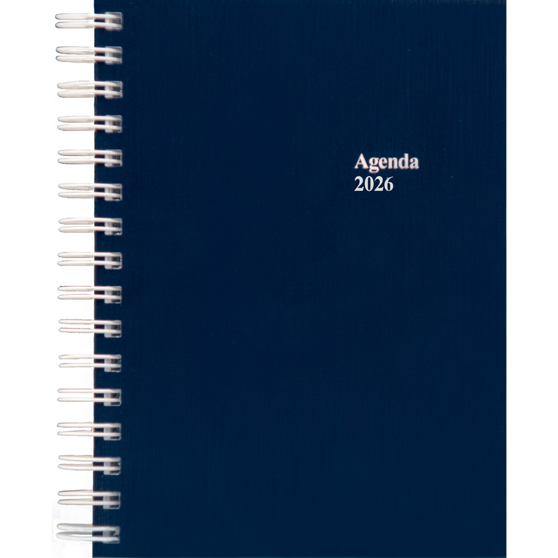 Simplex Agenda 2026 Business Timer, 1 Tag / Seite, blau