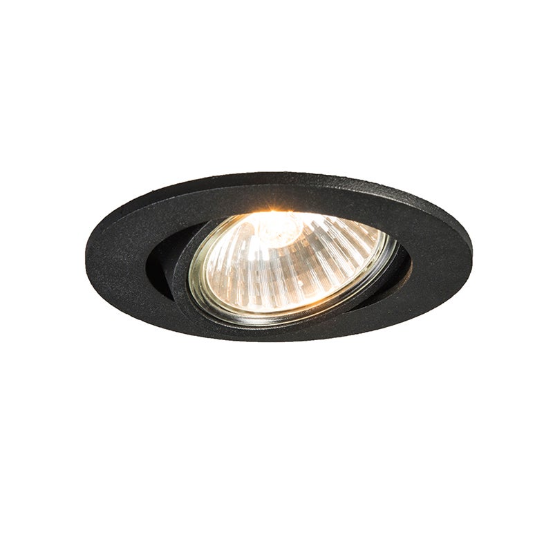 Kantelbare inbouwspot, zwart - Cisco
