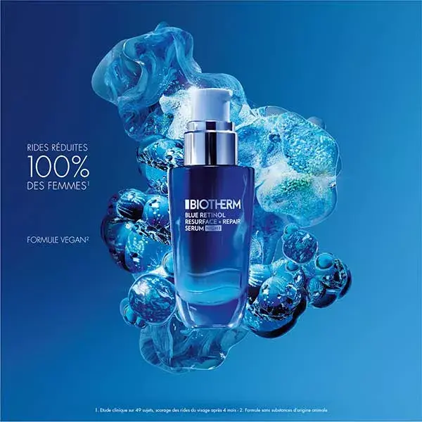 Sérum Noturno Antirrugas e Uniformizador do Tom de Pele Biotherm Blue Retinol 30ml