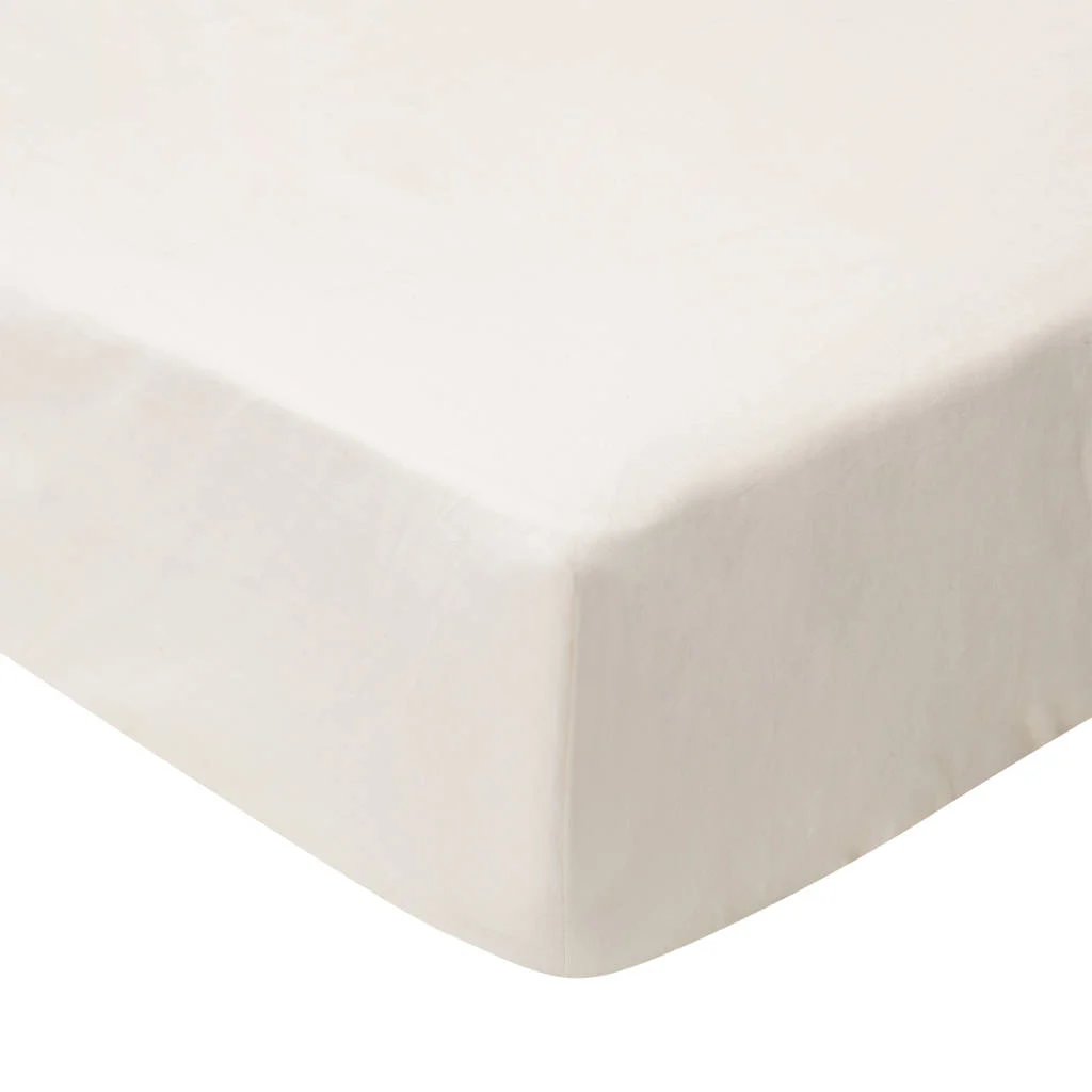 wieg hoeslaken Off White