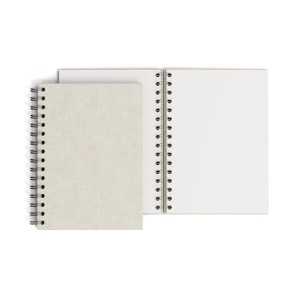 Notatbok A5 Ulinjert Linen 90 Sider Bigso Box of Sweden