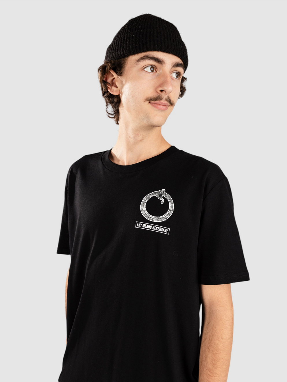 Any Means Necessary The World T-Shirt black