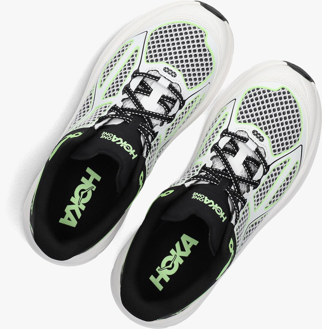 witte hoka lage sneakers clifton one9