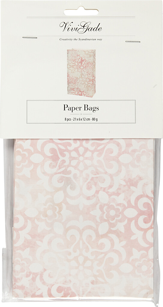 Papirposer - Akvarel - 21X6X12 CM - 80 G - 8 Stk