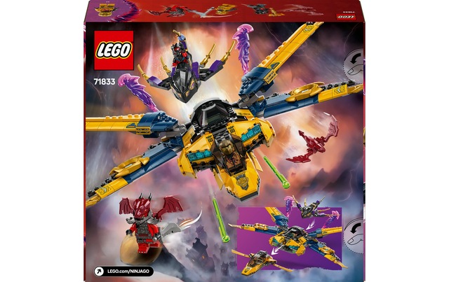 LEGO® Spielbausteine »Ninjago Ras und Arins Super-Sturmflieger 71833«