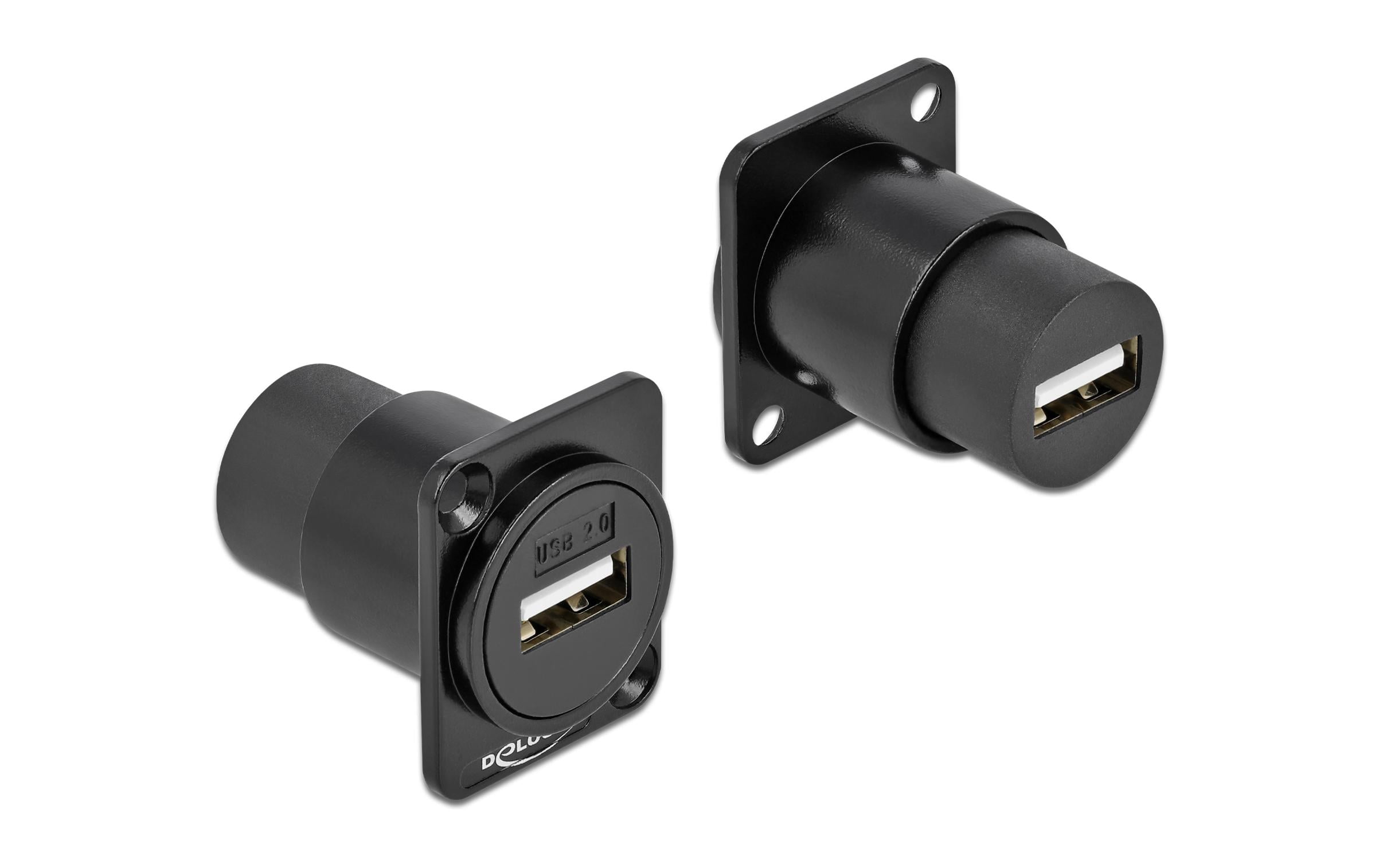 Modul D-Typ USB 2.0 Typ-A Buchse zu BuchseDelock D-Typ Modul USB 2.0 Typ-A Buchse zu Buchse
