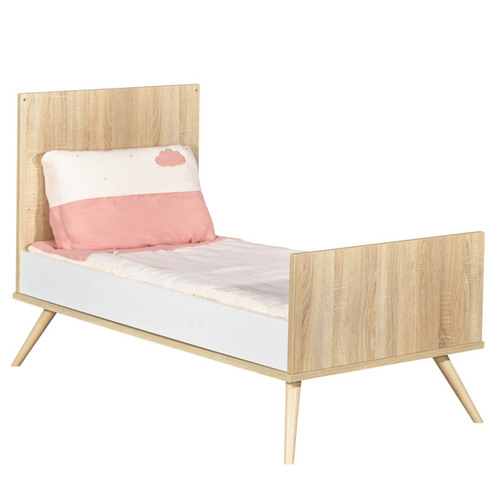 Chambre DUO Lit 140x70 + Commode Rose SEVENTIES - SAUTHON