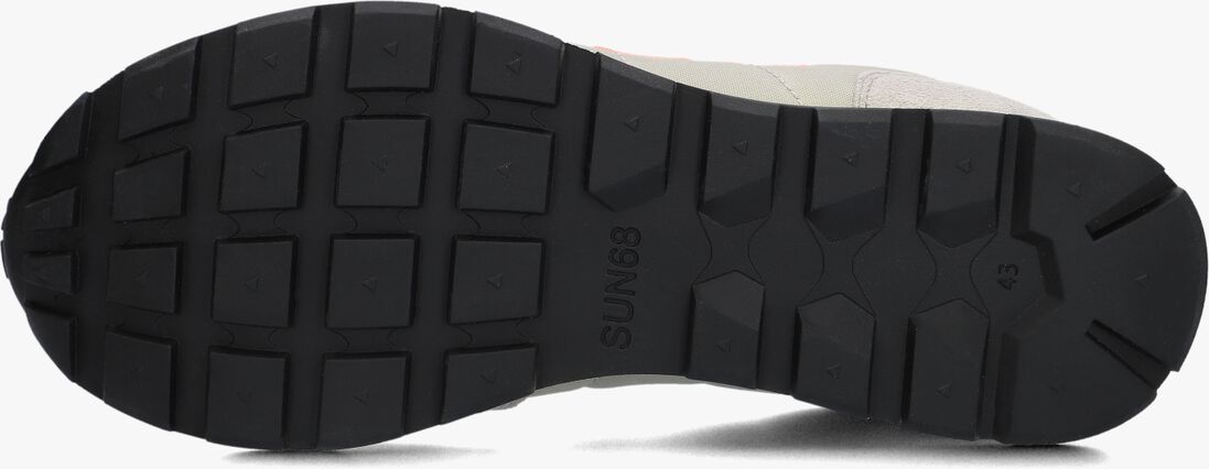 SUN68 grijze sun68 lage sneakers tom fluo
