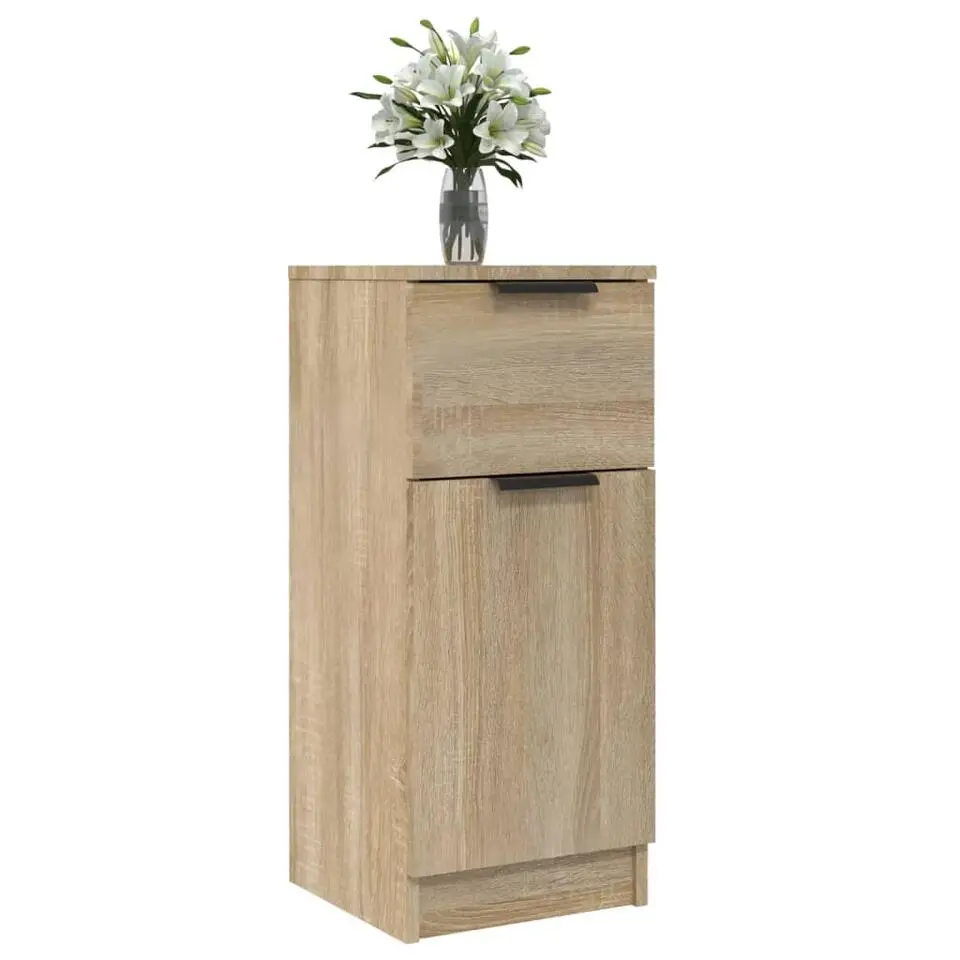 vidaXL - Dressoir - Bruin - Bewerkt hout - 2 stuks