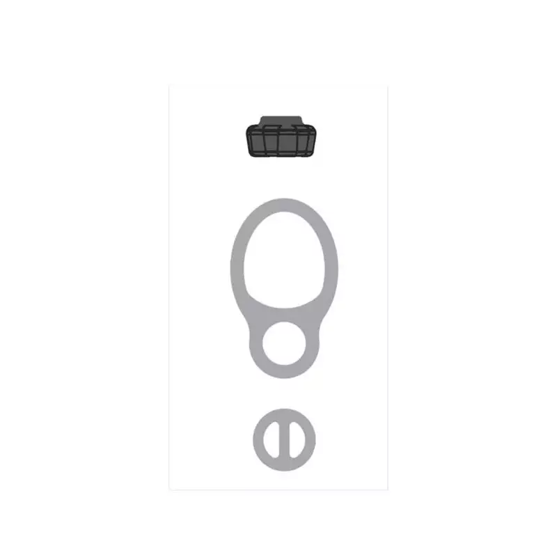 Anneau PLKB Compass Safety Leash connector, End Cap and Ring