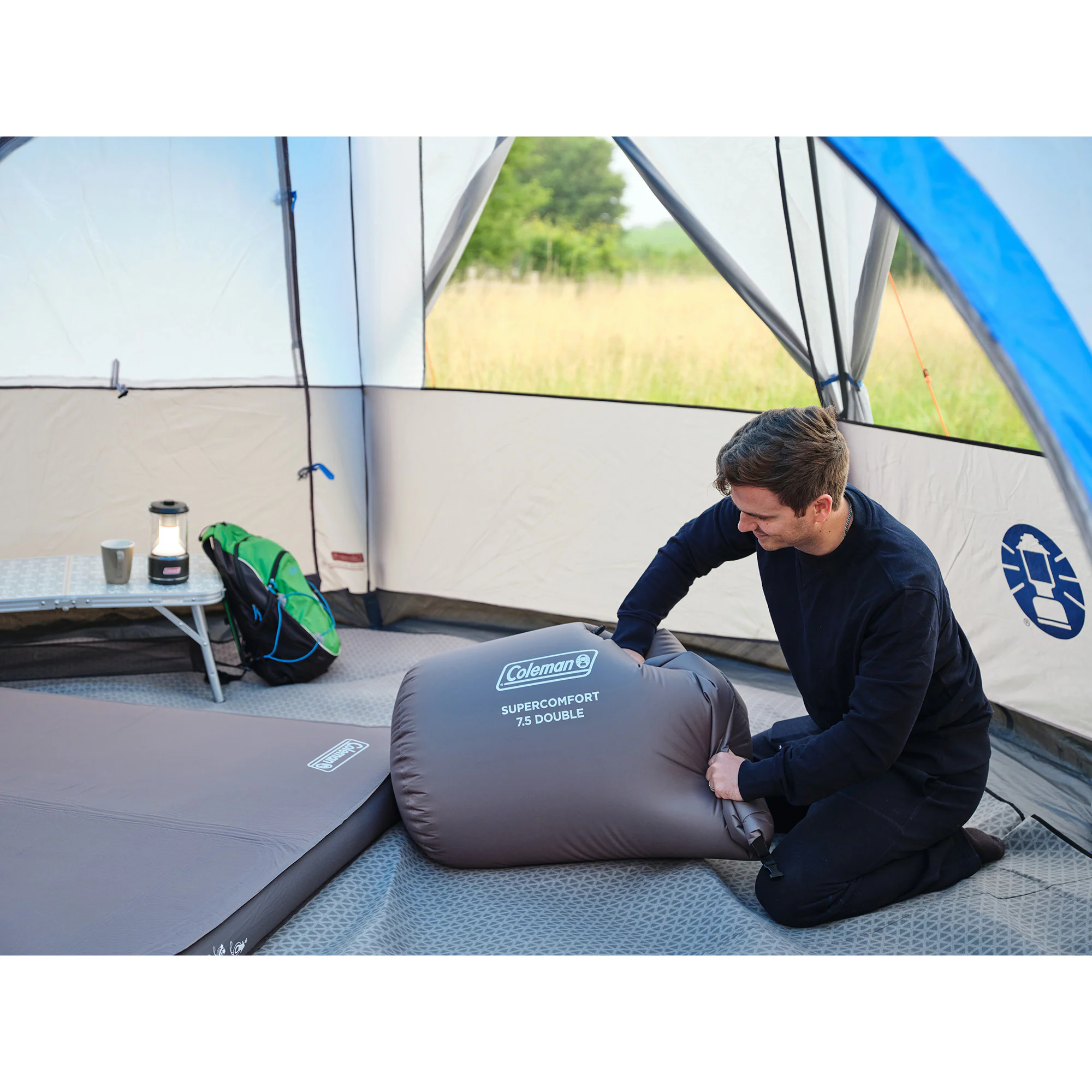 Coleman Luftmatratze Camping-Luftmatratze Supercomfort 7,5cm Double