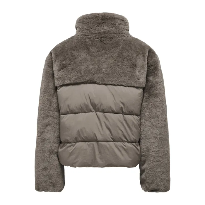 Only Wanja Fur Puffer Winterjas Dames