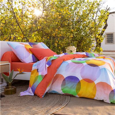 Linge de lit graphique et multicolore - BECQUET CRÉATION