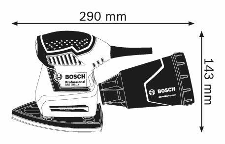 Bosch GSS 160 Multi Vlakschuurmachine in L-Boxx - 06012A2300