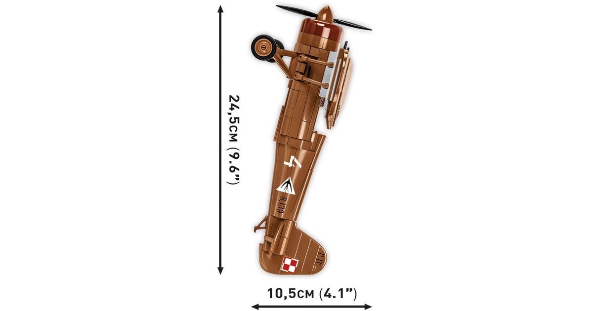 COBIHistorical Collection - PZL P.11c Constructiespeelgoed  (Schaal 1:32)