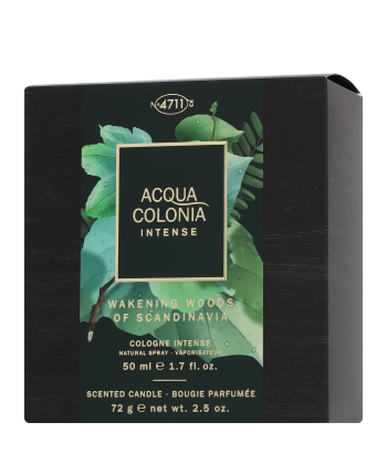 Acqua Colonia 4711 Wakening Woods of Scandinavia Set mit Kerze 50ml-1Stück