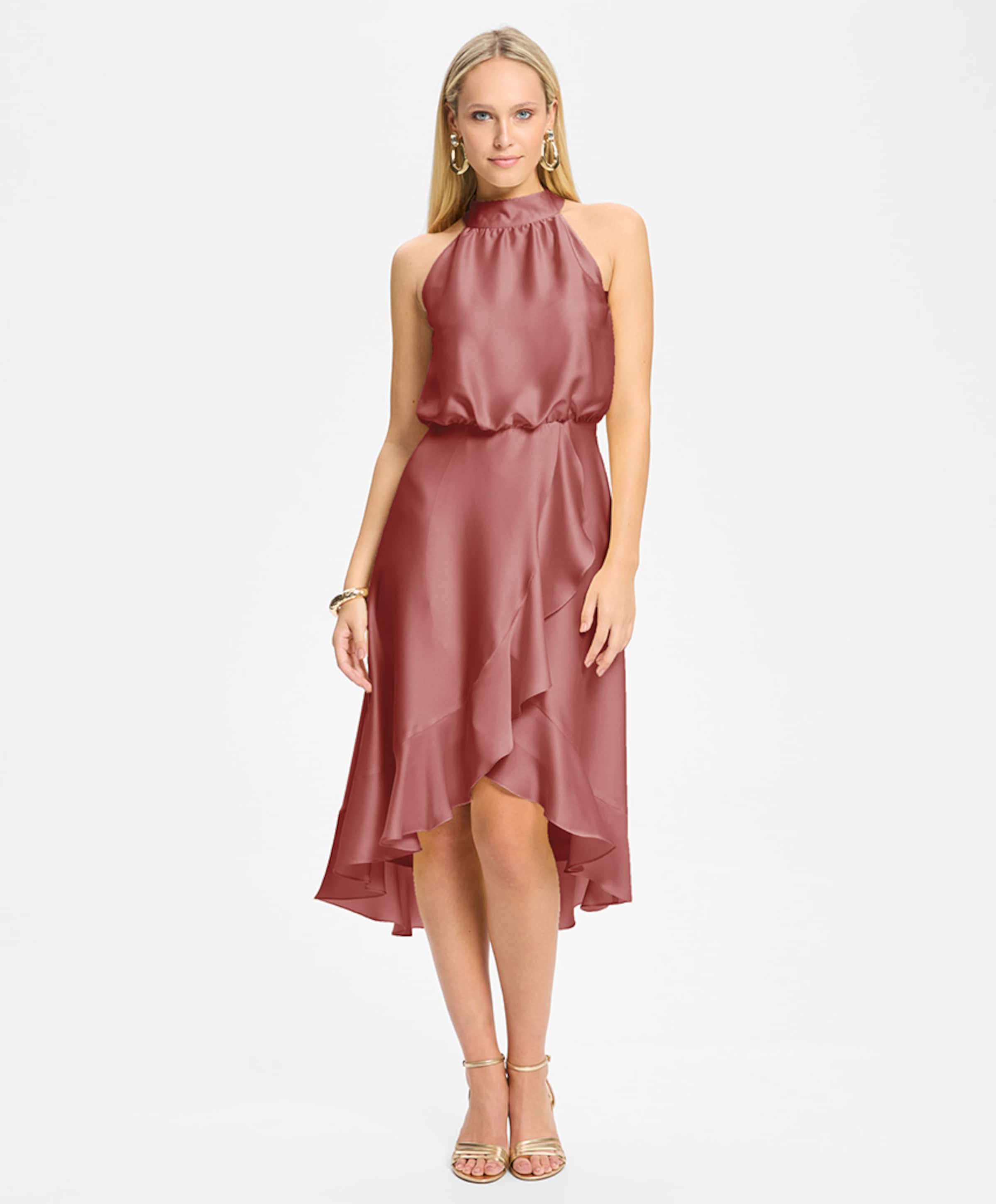 Swing Dames jurk roze