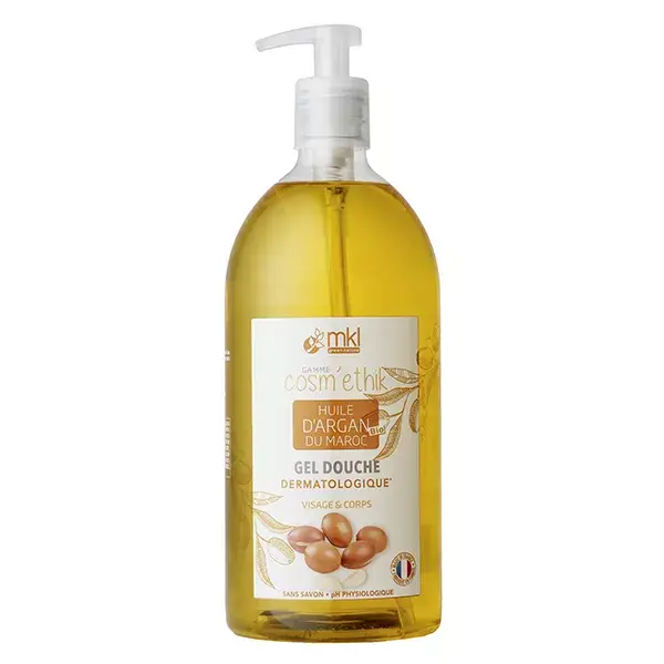 Gel de Banho MKL Green Nature Cosm'Ethik com Óleo de Argan Marroquino 1L
