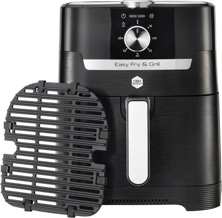 OBH Nordica Easy Fry & Grill Classic 2in1 Black Mechanical Sort