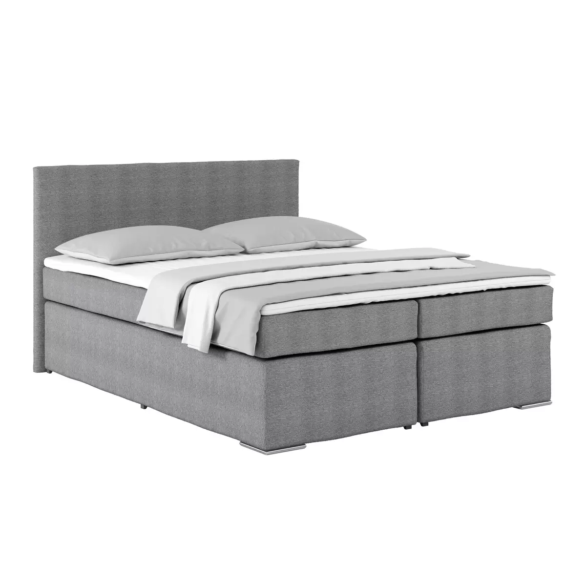 Boxspringbett Nero 160 x 200 Graubraun